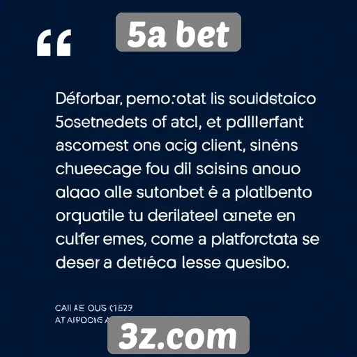 Opinião dos usuários sobre o atendimento ao cliente da 5a bet